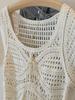 Spring French Crochet Knit Cardigan - Stylish, Comfortable & Versatile Round Neck Cover-up