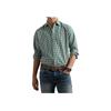 Polo Ralph Lauren Iconic Pony Check Shirt Classic Fit Men Shirts Green 710813021-002