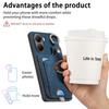 For Xiaomi Poco X7 Pro 5G/Xiaomi Redmi Turbo 4 5G Retro Leather Phone Back Cover with Card Slots and Ring Holder