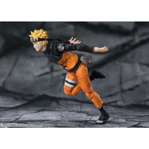 TAMASHII NATIONS S.H.Figuarts NARUTO Shippuden Uzumaki Naruto - The Jinchuriki of the Nine-Tails, Entrusted with Hope - Approximately 145mm PVC & ABS