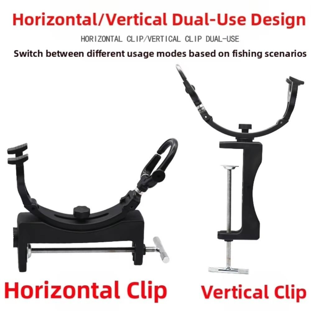 Adjustable Fishing Rod Bracket 360° Rotating Fishing Pole Support Fishing Rod Holder  Kayak Fishing