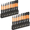 20 ADET Altıgen Başlı Allen Anahtarı Uç Seti Manyetik Tornavida Matkap Ucu Metrik İmperyal SAE Hızlı Çıkarma 1/4 inç Altıgen Şaft Darbeli 50mm
