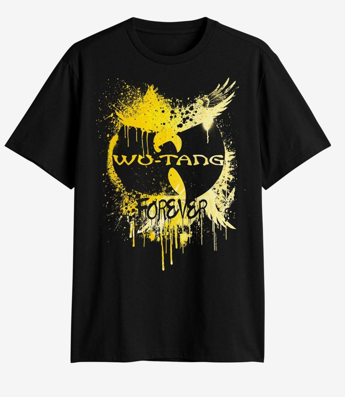Wu-Tang Clan Forever Spatter Logo Black T-Shirt New XXXXL
