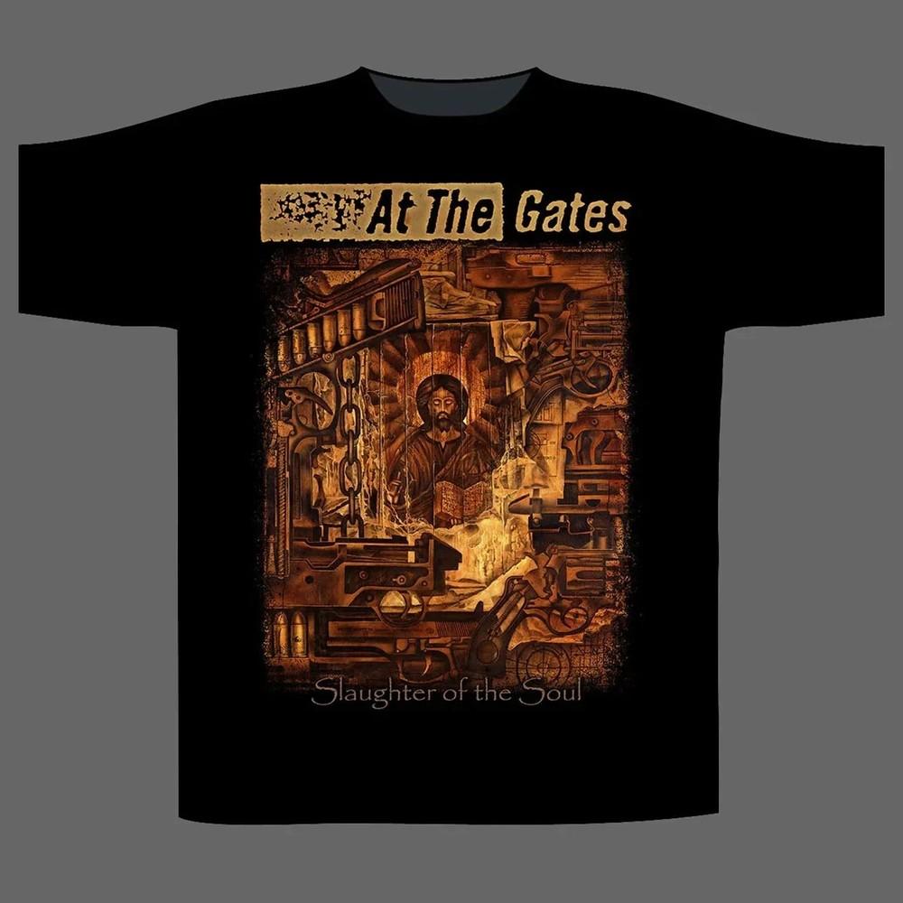 

At the Gates Slaughter of the Soul TShirt Short Sleeve Black Men S to 5XL CB009 Unisex T-Shirt S