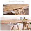 Kitchen Cabinet Partition Board Hanging Basket Storage Sorting Rack Black