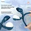 Generic Cartoon Shark Snowball Gun And Cartoon Duck Snowball Clip Soft Launcher Kids Outdoor Winter Snow Fight Play Toy