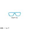 10pcs Colorful glasses, creative paper clips, paper clips, accessories, student office supplies, plastic wire, metal