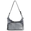 Never Stop 6L Reflective Zipper Pull Nylon Shoulder Bag Men Shoulder Bag Gray NF0A8JCCMYB