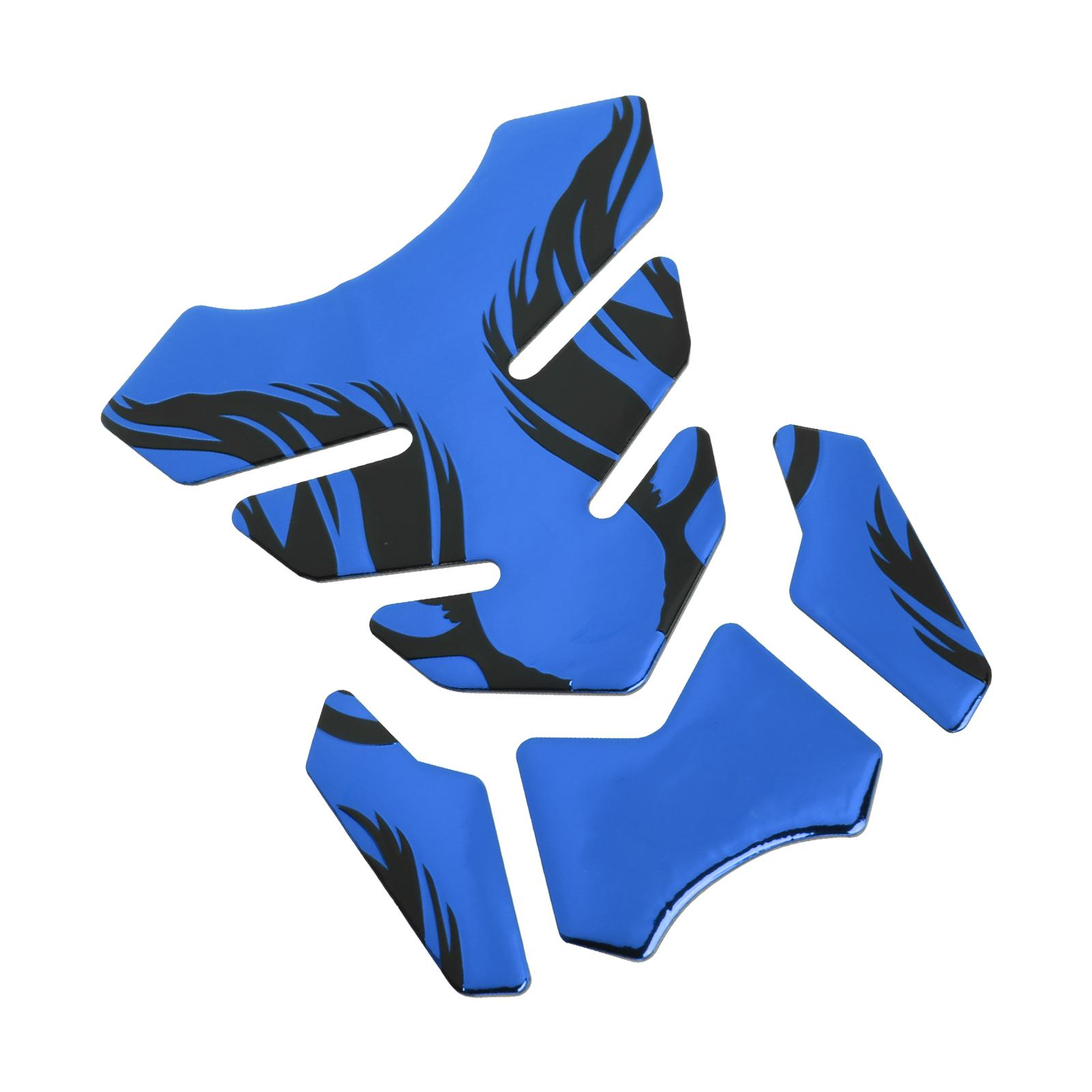 

Комплект из 4 шт. Защитная наклейка на топливный бак мотоцикла Мягкая губчатая лента Модификация ОбслуживаниеСиний синий