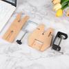 1Set Bench Pin Clamp V-Slot Bench Vise Fixing Clip For Workbench Wooden Workholding Devices Adjustable Jewelry Clamp Tool