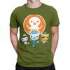 Alert Captain Barnacles Kwazi Kitten and Peso Penguin Funny Graphic 100 Cotton TShirt oOctonauts Tops Tees For Unisex