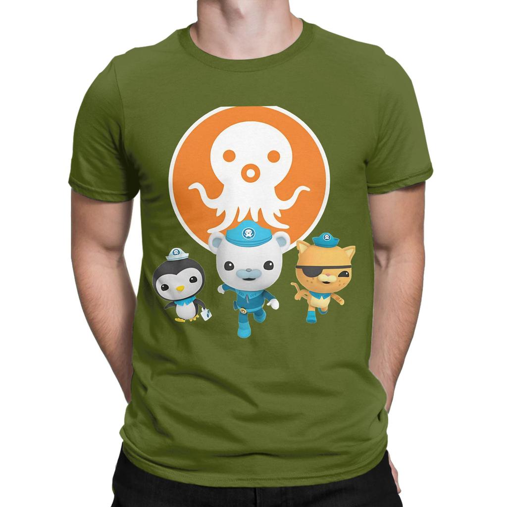 Alert Captain Barnacles Kwazi Kitten and Peso Penguin Funny Graphic 100 Cotton TShirt oOctonauts Tops Tees For Unisex