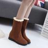 Women's Boots Women Platform Australia Winter Footwear Shoes  Flat Heel Round Toe Rain 2025 Snow Padded Autum