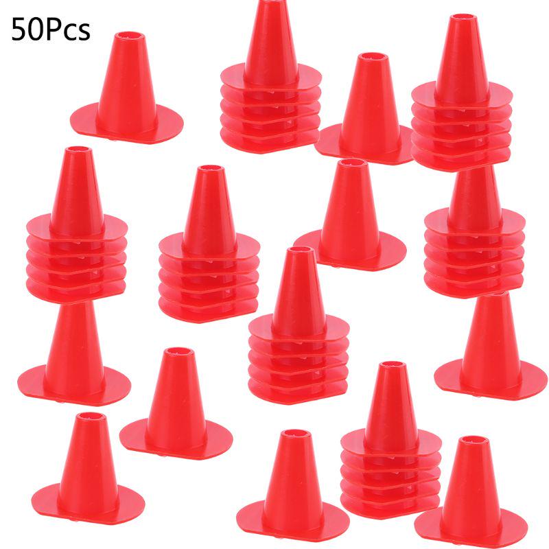 

50 Pieces Escape Boards Beekeeping Entrance Gadgets Plastic Material Nest Door Cone Professional Tool червоний