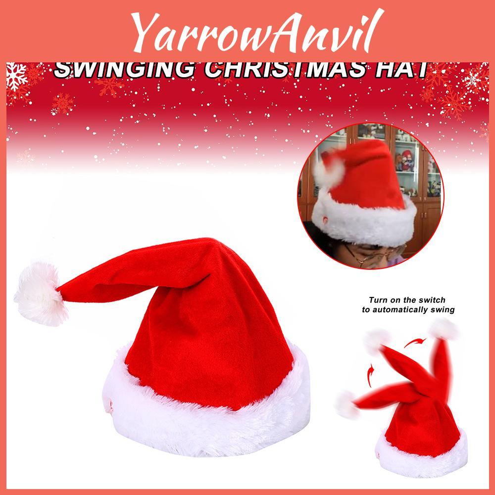 Electric Music Swinging Santa Claus Children's Toy Gift For Christmas Festival Non-woven Fabric Material