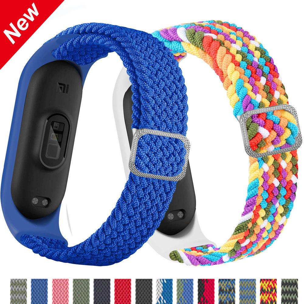 3PCS Bracelet Pour Xiaomi Mi Band 5/Mi Band 6, Bracelet De Remplacement En Silicone Pour
