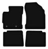 BASIC schwarze Velours-Fußmatten für: Toyota Corolla XI E16 Schrägheck, Limousine (2013-2019)