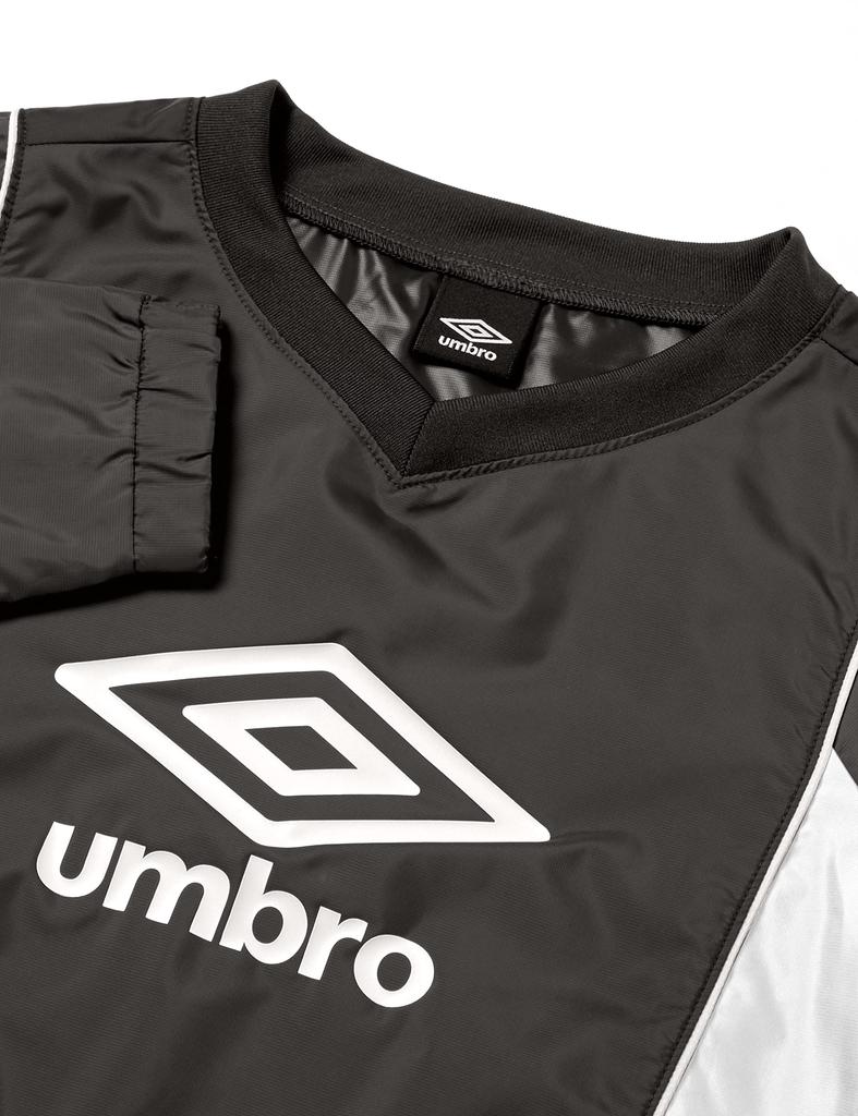 Umbro Soccer Windproof and Size 120 Windbreaker, Jacket, Water-Repellent, All-Season, Junior/Kids', Black/Silver (Amazon Exclusive),