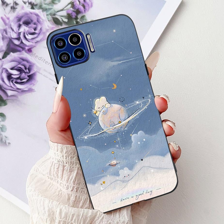 For Motorola Moto One 5G Case Luxury Fashion Painted Cover 6.7'' Soft TPU Phone Case For Motorola One MotoOne 5G Back Cover Bags