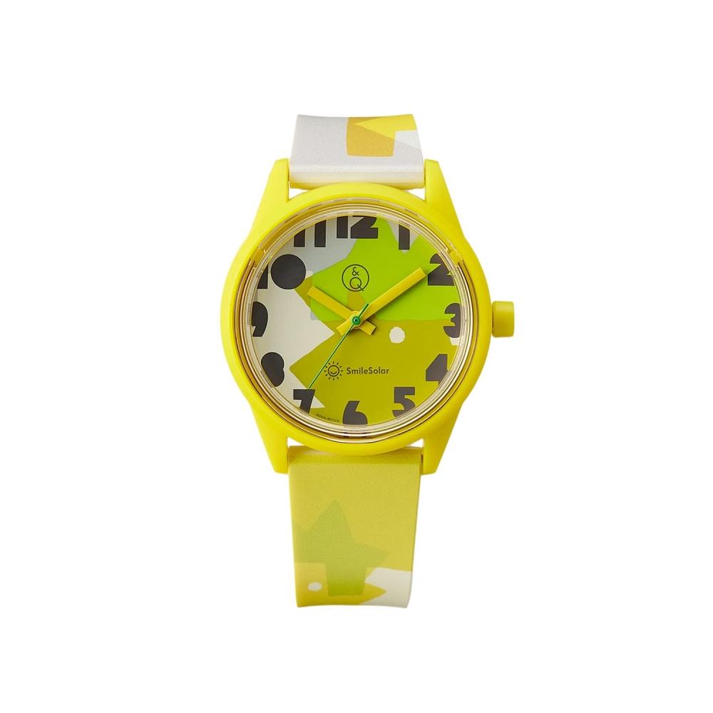 

[Citizen Watch] Cue and Cue Smile Дизайнер солнечного текстиля [Масару Сузуки] Коллаборационная модель Солнечный аналоговый 10 АТМ водонепроницаемый уретановый ремень R00A-50