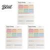Personalized Goal Setting A5 Brain Dump Planner, Tear-off Daily Task Pad with 50 Tear Off Note Sheets, Thickened Paper Notepad for Organizing Thoughts