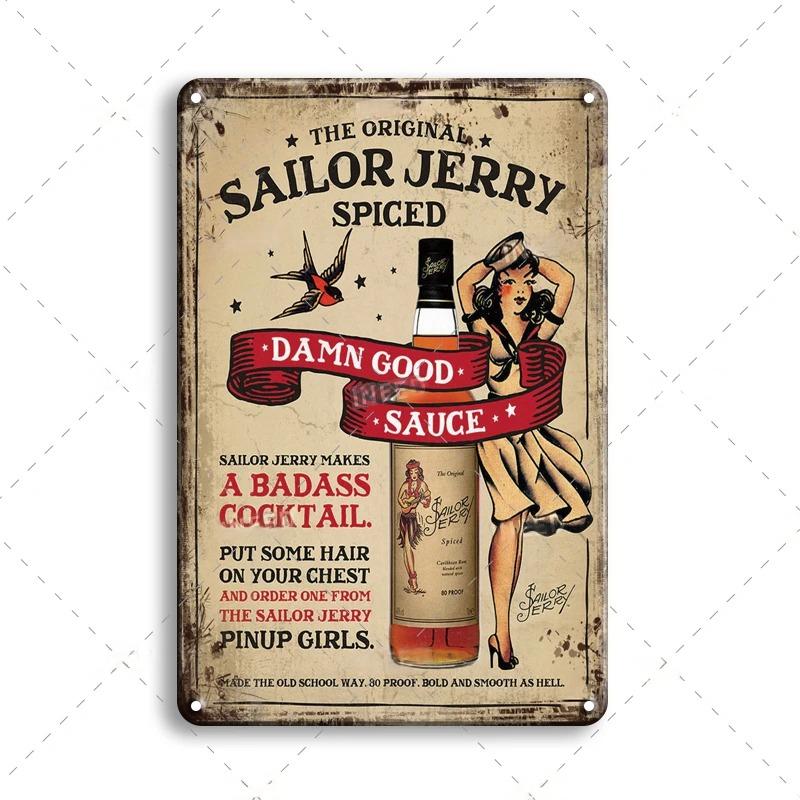 Vintage French Beer Tin Signs Decor Theme Irish Bars Club Pub Wall Posters Metal Plate Retro Vodka Iron