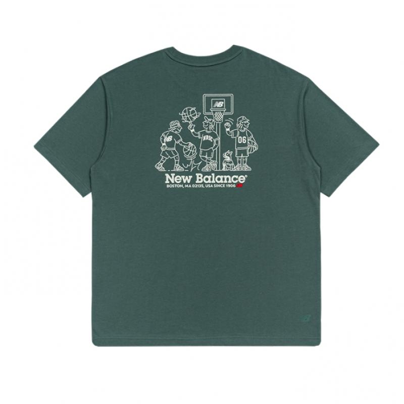 New Balance Uni Nb Boy BaskeTball ShorT Sleeve T shirT Nbnef21553 62