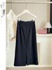 Women's High-Waisted Hip-Hugging Skirt: Spring OL Commute Skirt with Back Slit