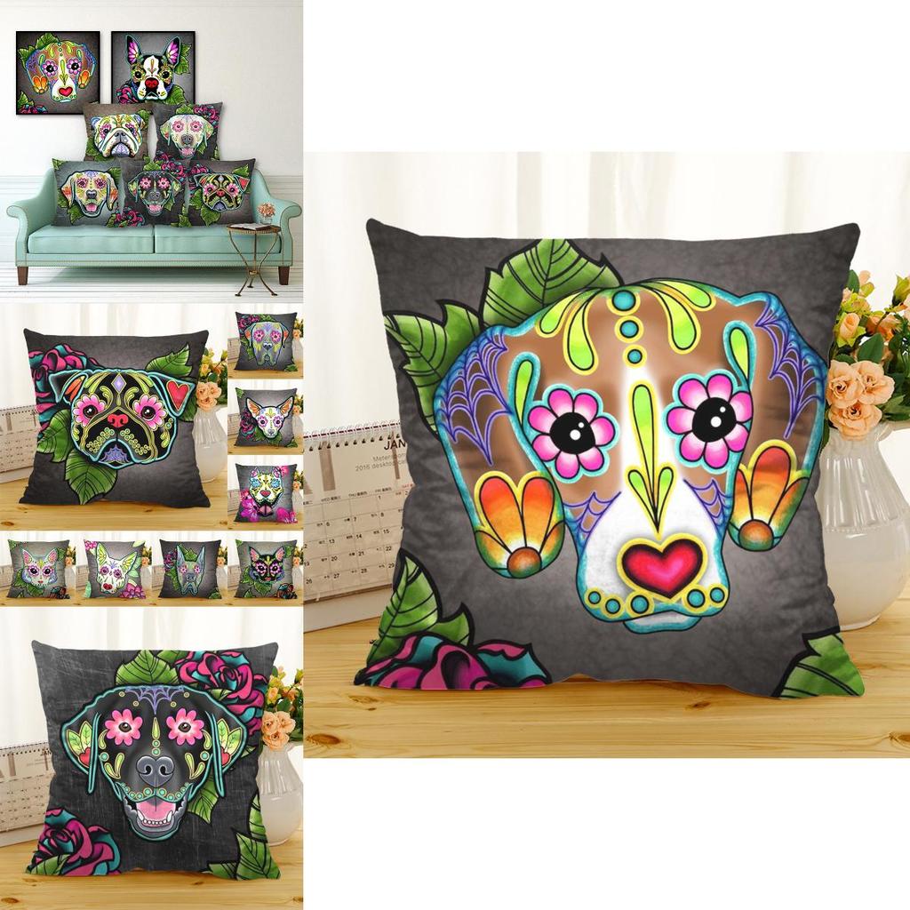 Versatile Cute And Humorous Dog Pillow Cover For Car Sofa And Home Office