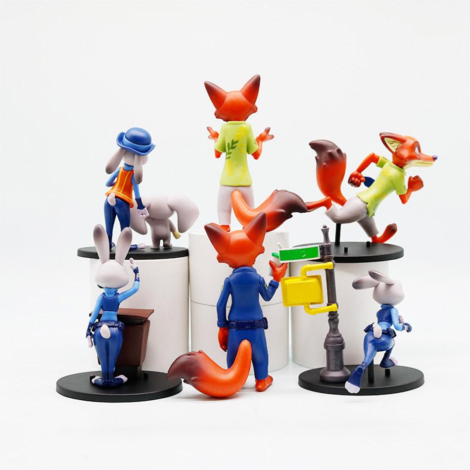 In Stock Hot  Zootopia 2 Collectible Figure Set Officer Judy & Nick Wilde Premium Toy Statue Perfect Kids Gift