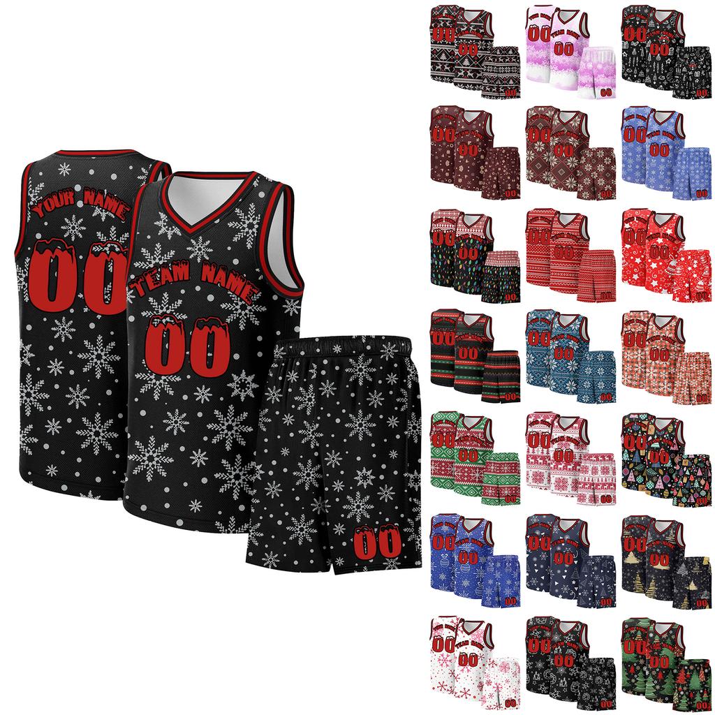 Custom Basketball Jerseys Personalized Printed Tearn Name & Number Sports Uniform For Men Women Youth