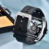 PAGANI DESIGN 42MM New Alien Hollow Back Transparent Movement Luxury Men Watch Sapphire Glass Automatic Men Watches For Men
