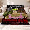the big lez show Customizable name outdoor blanket soft cozy and warm Multi-purpose office blanket outdoor camping and travel blanket all