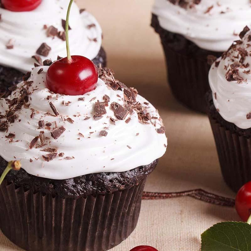 Natural Coffee Color Oil-Proof Paper Cake and Muffin Liners, Approx. 1000 Pieces