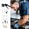 Brake Fluid Bleeder Kit 1L Portable Vacuum Fluid Pump For Brakes Professional Brake Flush Machine Pneumatic Brake Bleeder For