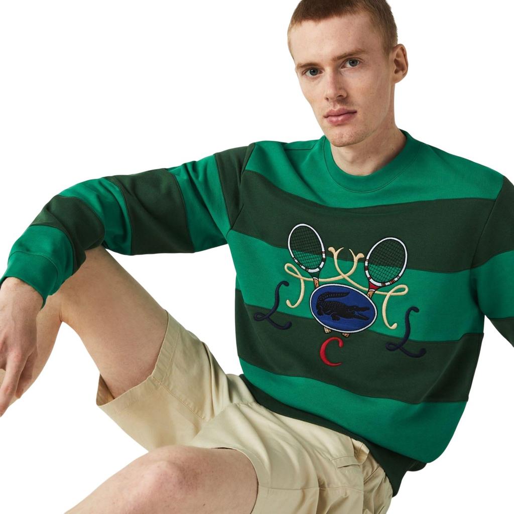 Lacoste Mens Tennis Crew Neck Sweatshirt