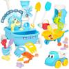 Children's Beach Sand Toy Set with Trolley