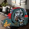 American Rapper M-MF D-DOOM Blanket For Sofa Office Bed Plane Travel Sleep Read Relax Camping Soft And Warm