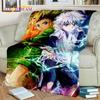 Cartoon HD HxH Anime Hunter×Hunter Blanket,Soft Throw Blanket for Home Bedroom Bed Sofa Picnic Travel Office Cover Blanket Kids