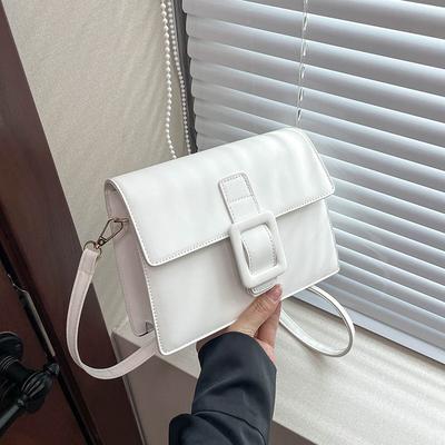 This Year's Popular Leisure 2025 Summer New Fashion Trendy Personality Retro Shoulder Bag Belt Buckle Messenger Bag