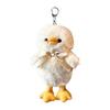[Stream] Stream Market Keychain Plush Toy Cute Large Mascot Charm Keyring Stylish Fluffy Chick Animal TY039-J