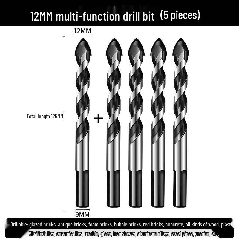6mm Triangle Drill Bit for Tile, Concrete, Glass, and Cement
