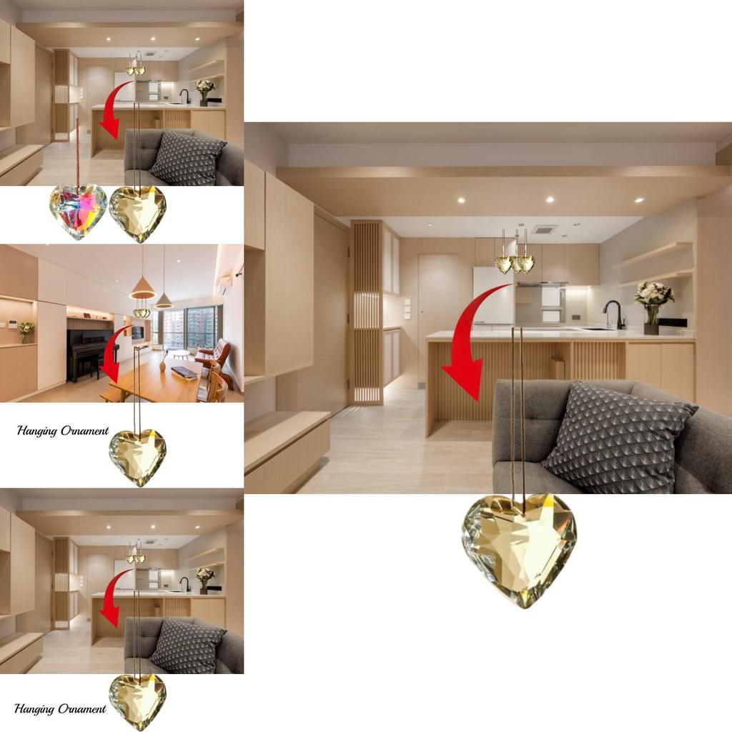 Stunning Heart-shaped Crystal Sun Catcher Perfect For Graduation Housewarming Or Any Festive Occasion