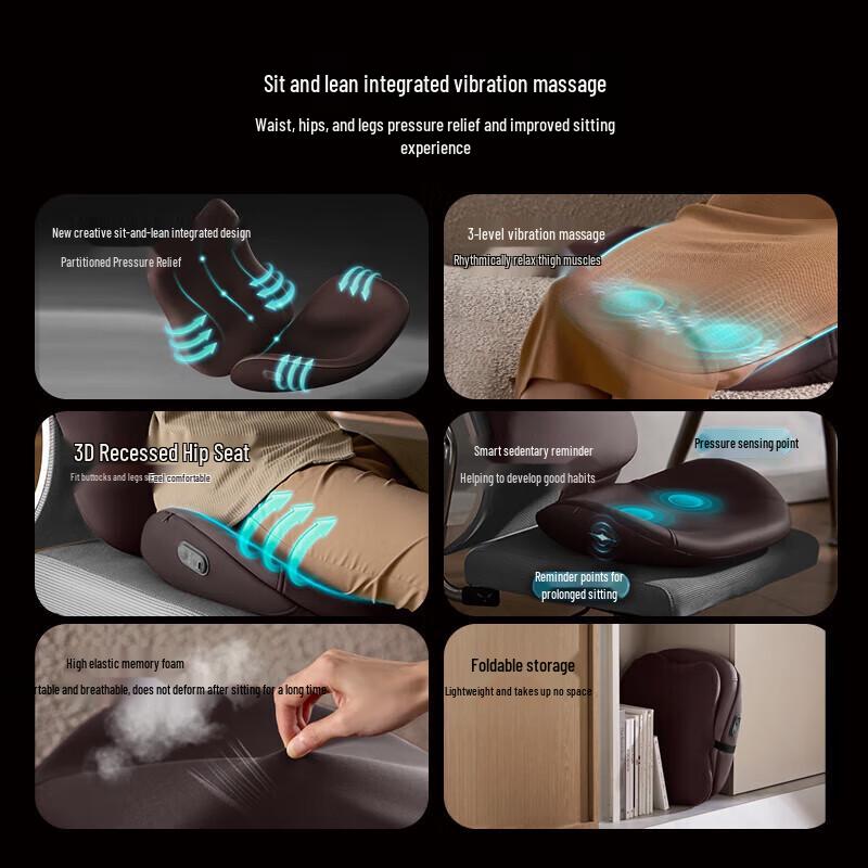 Philips Back and Neck Heat Massage Cushion