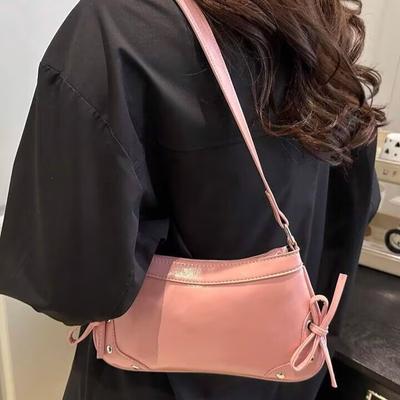 Bag Women's New Autumn and Winter 2025 European and American Bag Premium Bow Underarm Bag Versatile Shoulder Handbag