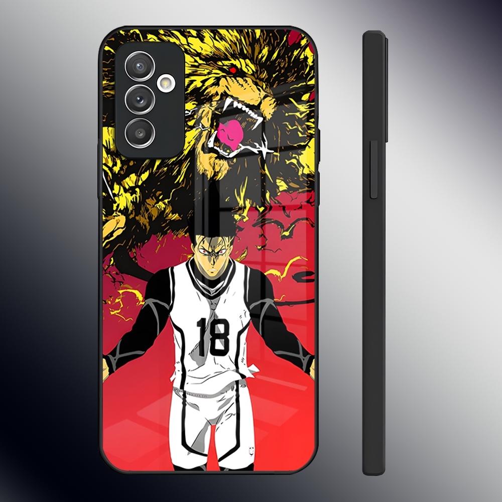 Blue Lock Anime Phone Case For Samsung S24 Ultra S23 S22 S20 Fe S21 Plus A54 A34 A24 A53 A13 A16 Glass Back Cover