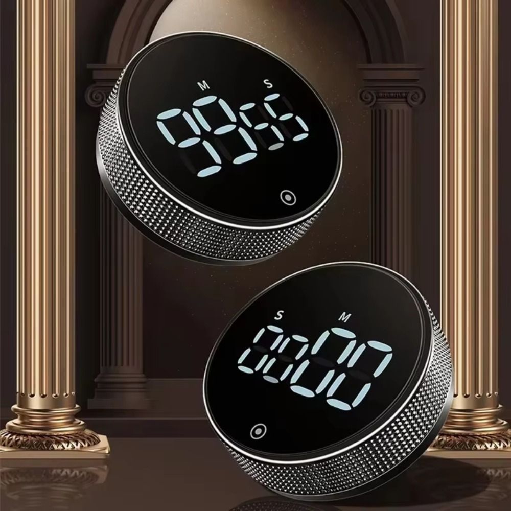 Countdown Function Magnetic Kitchen Timer Large LED Display Mechanical Timer  Fitness
