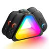 4-Port Charger Station with RGB Lighting Modes Fast Charging for Nintedos Switch2 Joycon with LED Indication USB Type-C Charger Cable