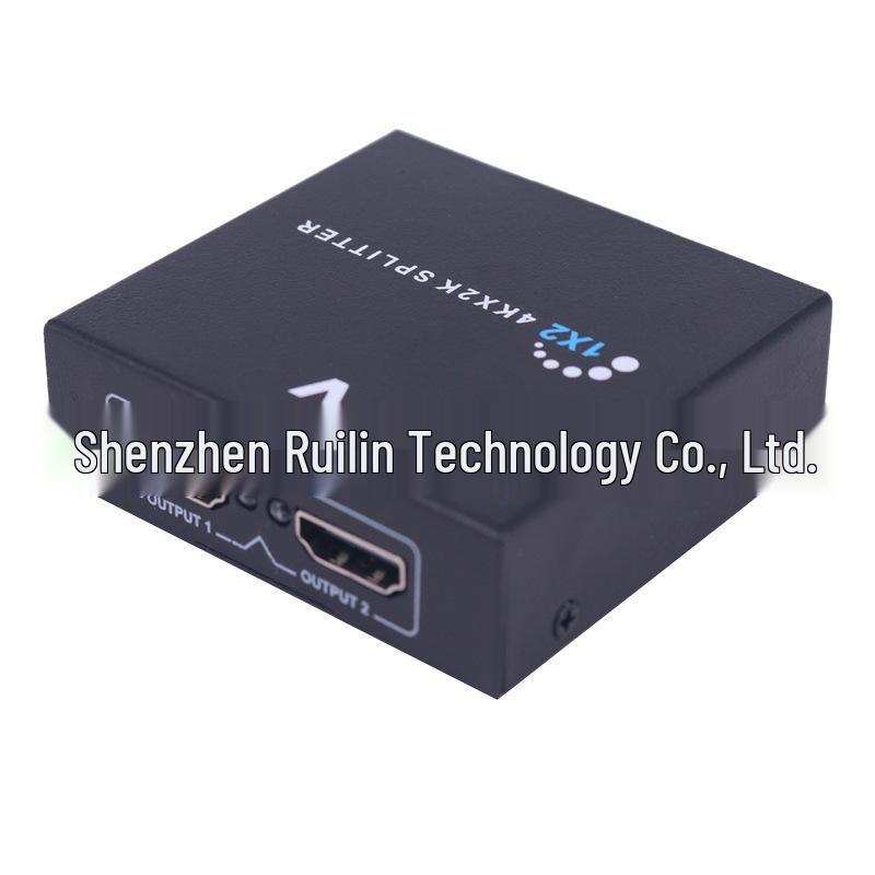 4K HDMI Splitter: 1 Input to 2 Output Screen Sharing Converter