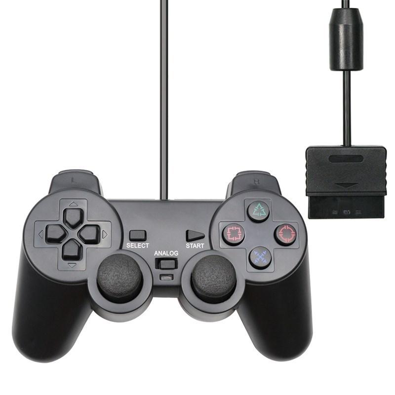 

Проводной геймпад для Sony PS2 Контроллер для Mando PS2/PS2 Джойстик для Playstation 2 Виброшок Джойстик Проводной USB-контроллер для ПК